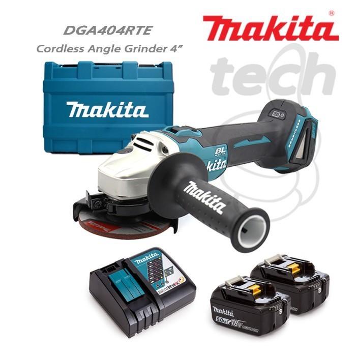Mesin Gerinda Baterai Cordless Angle Grinder Makita DGA404 DGA404RTE
