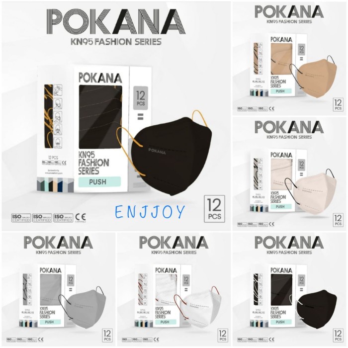 masker pokana KN95 fashion series mixmatch