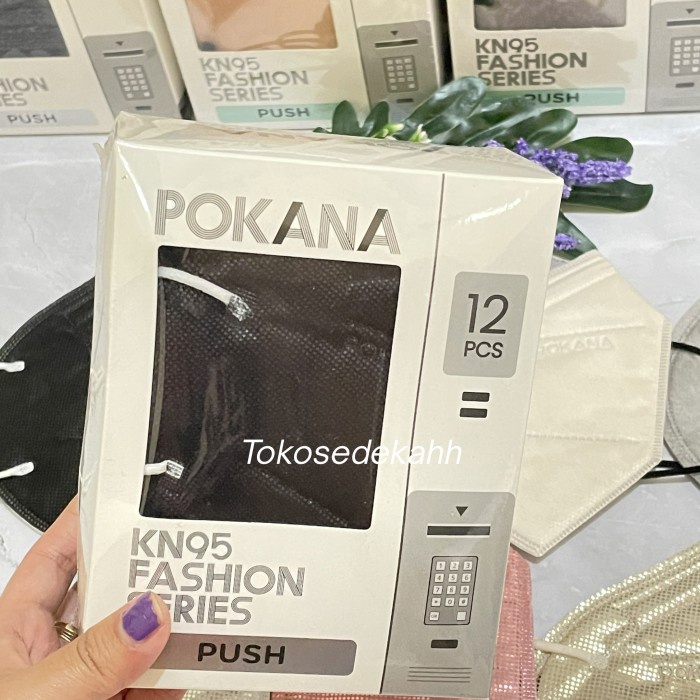 MASKER POKANA KN95 6PLY FASHION SERIES ISI 12 POKANA FASHION SERIES