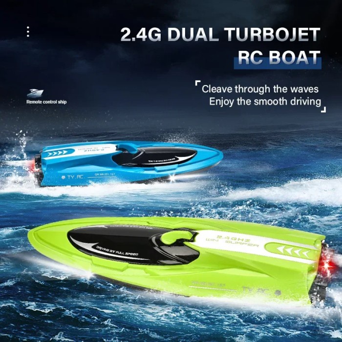 SALE TERHOTT MAINAN RC SPEED BOAT FAYEE FY009 TWIN TURBO JET 2.4GHZ KAPAL RC BOAT READYY