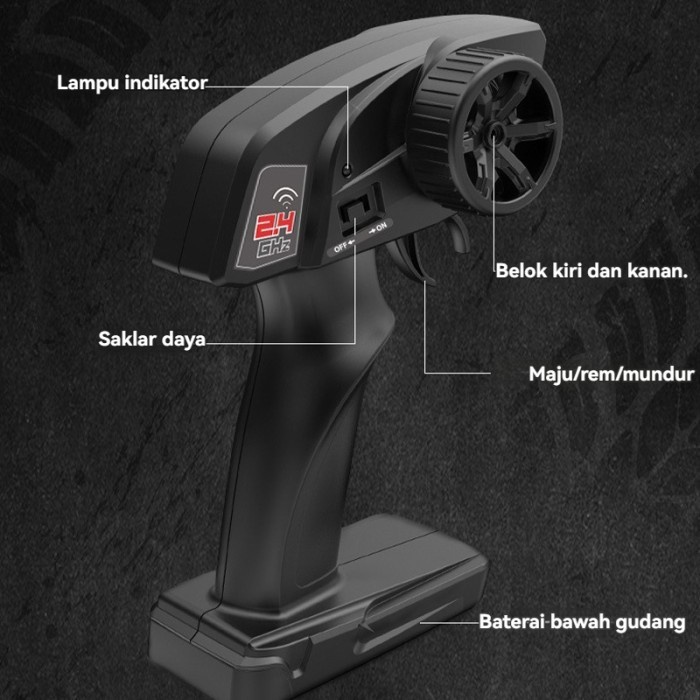 DISKON FENOIOSHOP MOBIL RC DRIFT 4WD PROPO MOBIL REMOTE CONTROL RACING SKALA READYY