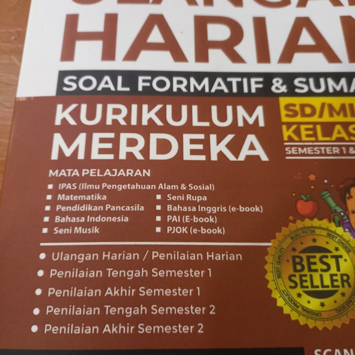 

SALE !!! BUKU KOMPETEN ULANGAN HARIAN KURIKULUM MERDEKA SD/MI KELAS 6 BEST SELLER READYY