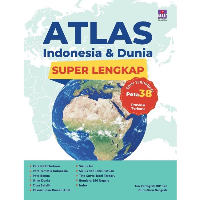 

SALE !!! BUKU ATLAS INDONESIA & DUNIA SUPER LENGKAP BY TIM BIP READYY