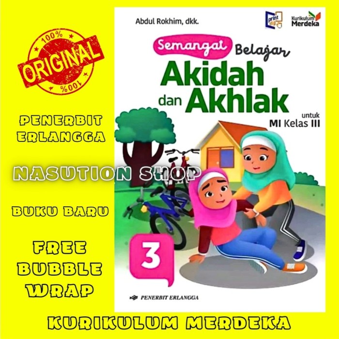 

SALE !!! BUKU SEMANGAT BELAJAR AKIDAH DAN AKHLAK KELAS 3 MI ERLANGGA KURIKULUM MERDEKA READYY