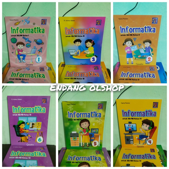 

SALE !!! INFORMATIKA KLS 1-6 SD QUADRA KURMER READYY
