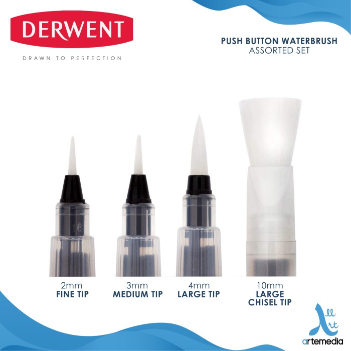 

Kuas Lukis Derwent Push Button Water Brush Assorted Set DiskonJual MurahHarga DiskonObral