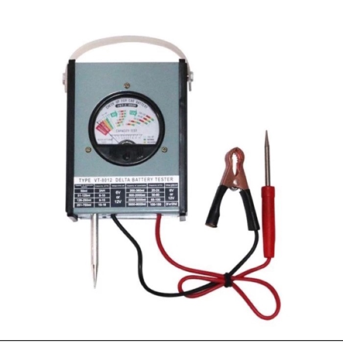 BATERE BATTERY BATERAI TESTER DELTA FUKUSHIMA ALAT TES AKI ACCU ANALOG