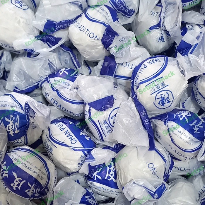 

Manisan Buah Plum Chen Phi Me Biru 500Gram