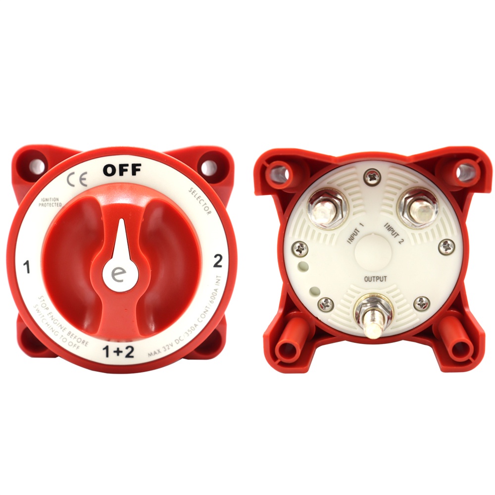 AMBERRSHOP 32V 350A Battery Disconnect Switch Selector Disconnect 4 Position 3 Pins 9001E for Marine