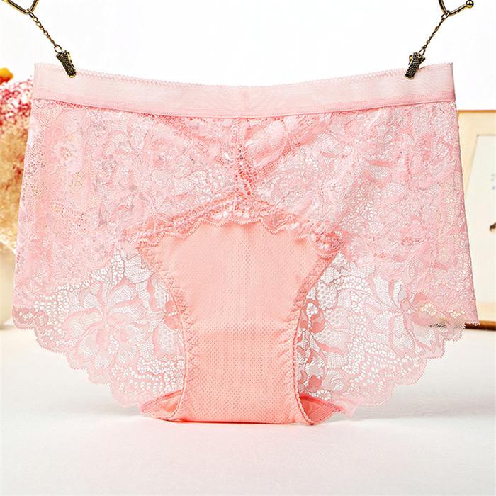 GRATIS ONGKIR Celana Dalam Wanita Renda Sexy Halus CD Transparan Brokat Brukat Jumbo Underwear Cewek