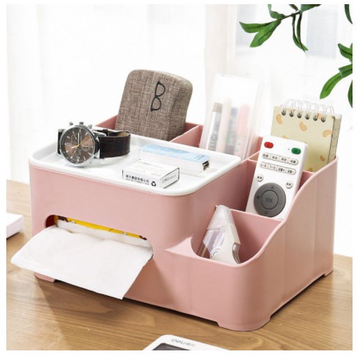 

Desktop Stationery Desk Box Tissue Kotak Dan Alat Tulis Organizer Meja