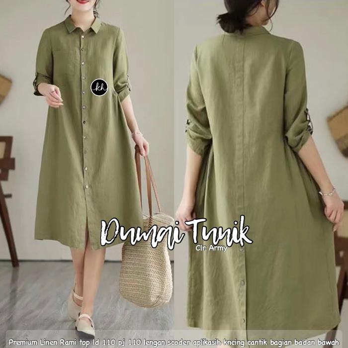 PROMO DUMAI TUNIK / LONG TUNIK / TUNIK LINEN / tunik ld besar / TUNIK JUMBO / TUNIK LD BESAR / BAHAN