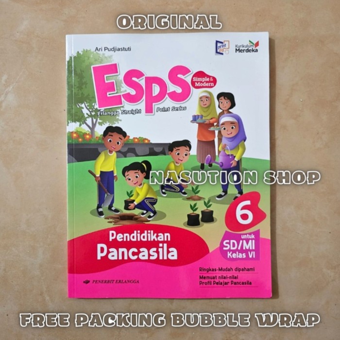 

SALE !!! BUKU ESPS PENDIDIKAN PANCASILA KELAS 6 SD/MI ERLANGGA KUR MERDEKA KM READYY