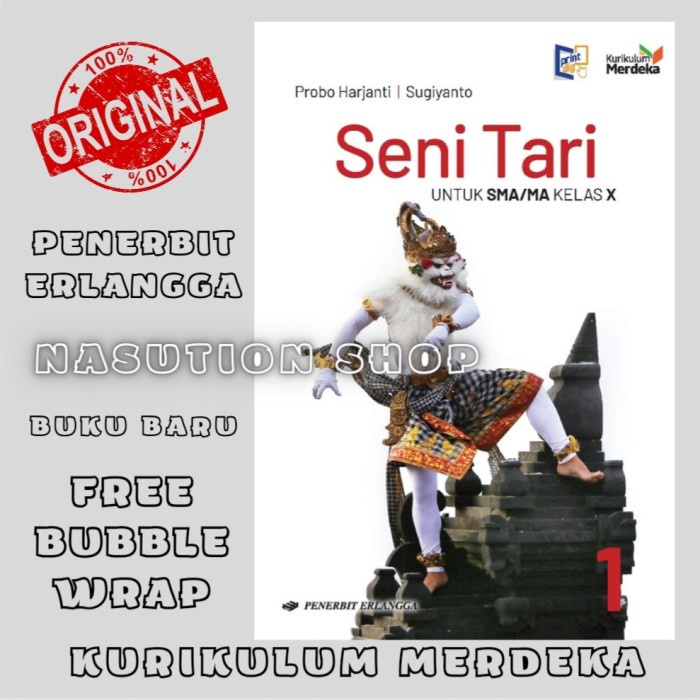 

SALE !!! BUKU SENI TARI KELAS 1 / X 10 SMA ERLANGGA KURIKULUM MERDEKA ORI READYY