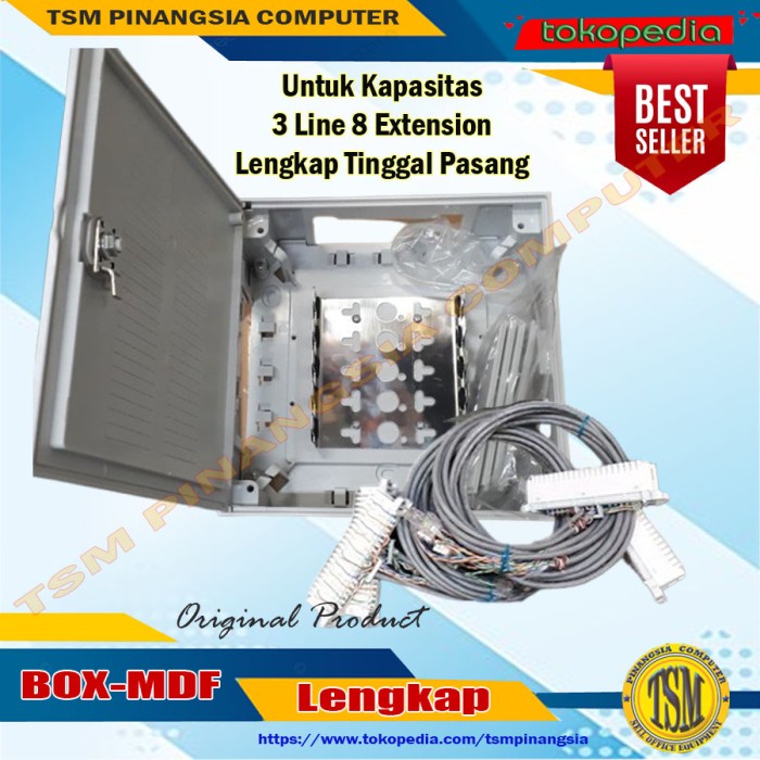 Box MDF Pabx / Box Ternal Kabel Telepon Pabx TES824 / Untuk PABX TES 824