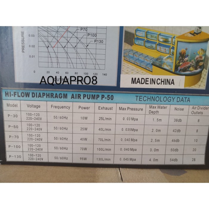 Ready Faktur Aerator Kolam Hi-flow JEBO P 30 JEBO P30