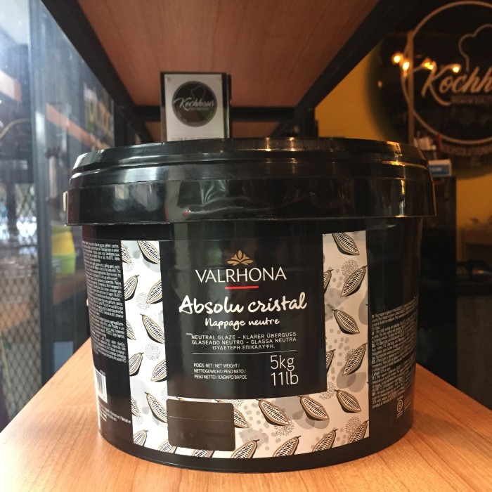 

Ready Stok" Valrhona Neutral Glaze 200Gr Absolu Cristal Nappage Neutre
