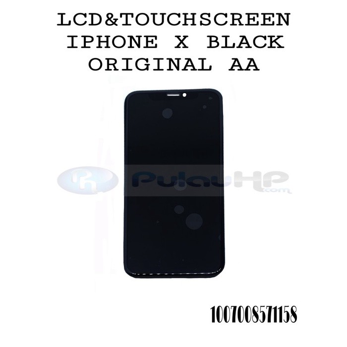 LCD TOUCHSCREEN IPHONE X BLACK ORI