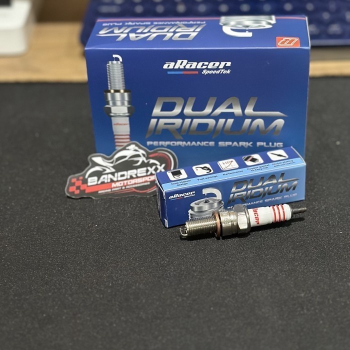 Terlaris Busi Aracer Dual Iridium For Vario 150-Vario 125-Pcx 150-Adv 150-Sonic