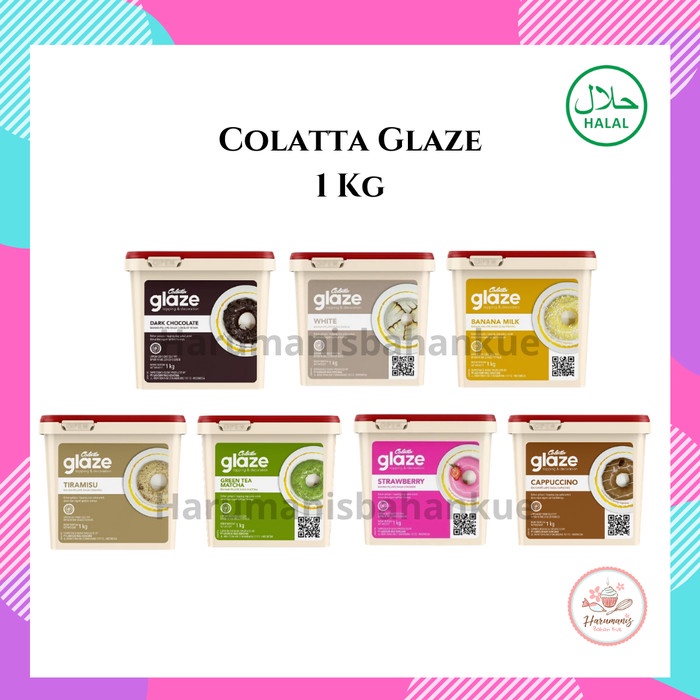 

Ready Stok" Colatta Glaze Topping Kue 1Kg