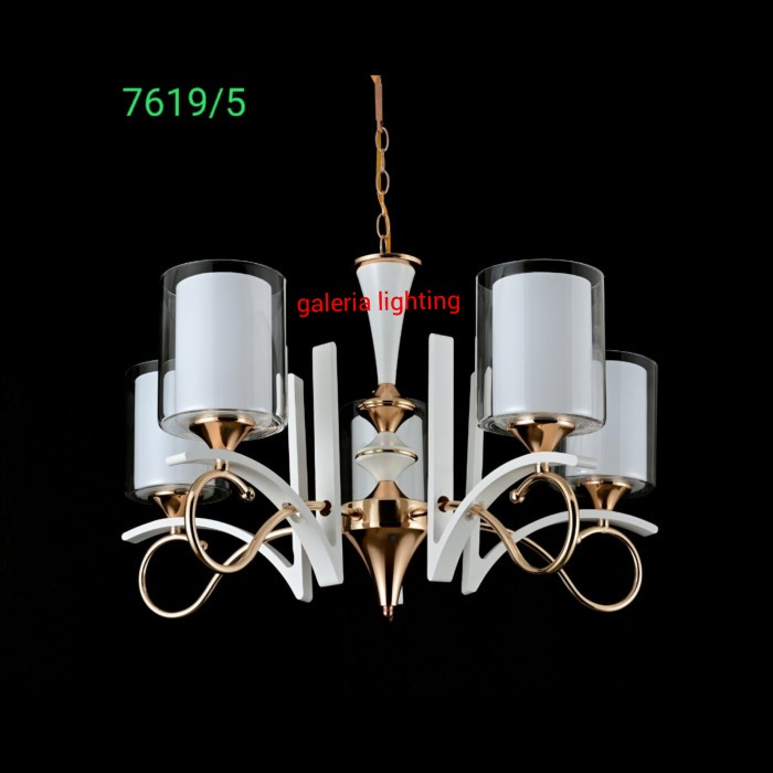 Lampu gantung minimalis ruang tamu tipe 7619/5