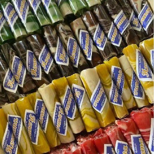 

Dodol ZEBRA warna warni 1kg khas garut asli