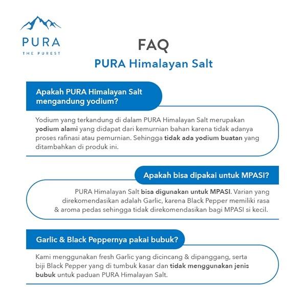 

Pura Himalayan Salt Black Pepper Garam Himalaya Lada Hitam 125gr Natural