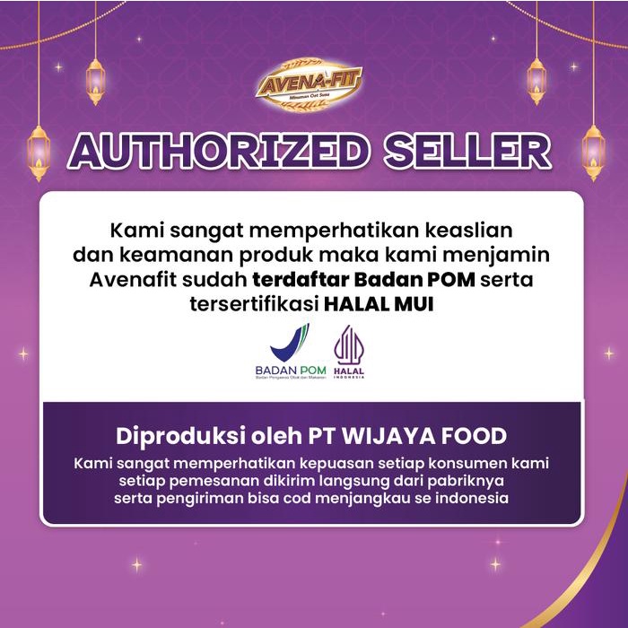 

Avenafit - 2 Box Minuman Oat Susu Sehat Untuk Sarapan Original - Sudah BPOM dan Halal MUI [ ] -
