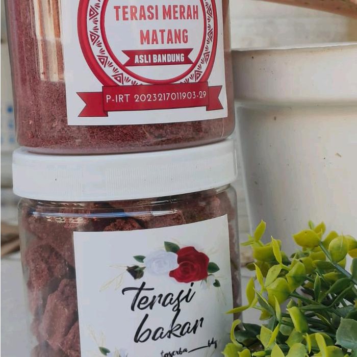 

terasi merah dan terasi bakar JUMBO kemasan