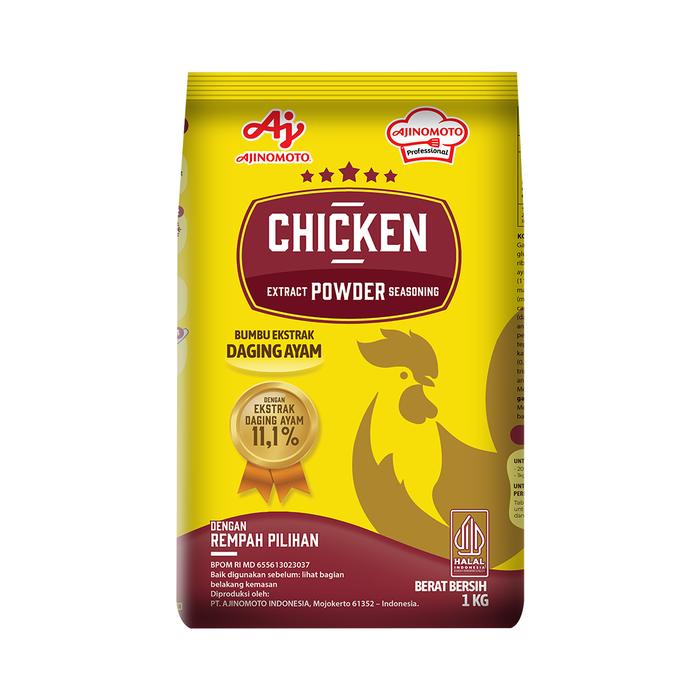 

AJI-NO-MOTO Brand Chicken Extract Powder Seasoning Bumbu Kaldu Ajinomoto 1Kg