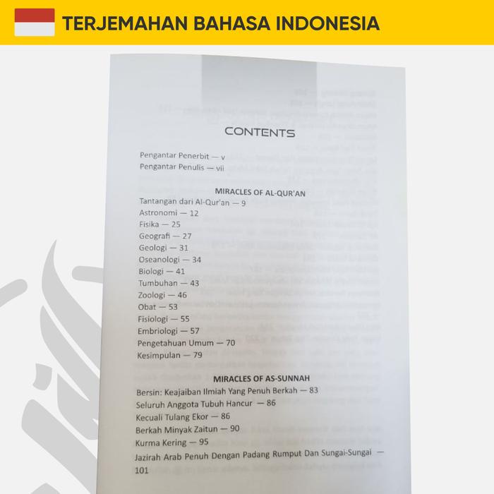 

Ready Stock Buku Miracles Of Al-Quran & As-Sunnah (Bhs. Indonesia) Dr. Zakir Naik Hard Cover Aqwam