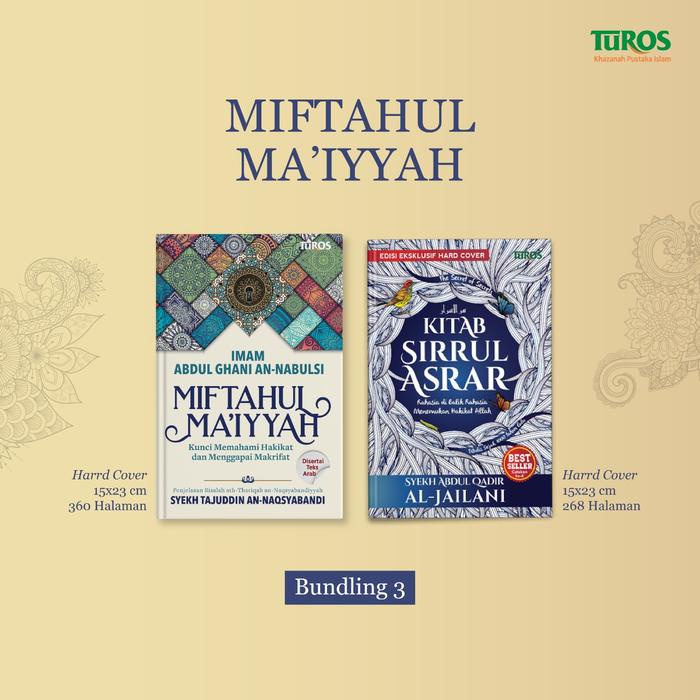 

Barang Terlaris Bd-117 Bundling Kitab Miftahul MaIyyah Dan Sirrul Asrar Packing Aman