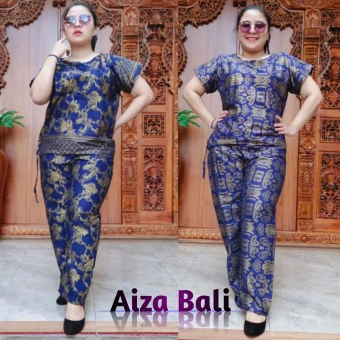 GRATIS ONGKIR Baju Piyama Panjang Babydoll Jumbo Tie Dye Motif Batik Singer Lengan Pendek XXL Katun
