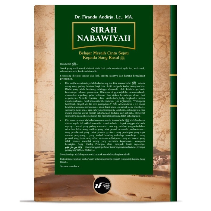 SIRAH NABAWIYAH KOMPLIT 1 SET ISI 6 JILID FULL COLOR FIRANDA ANDIRJA