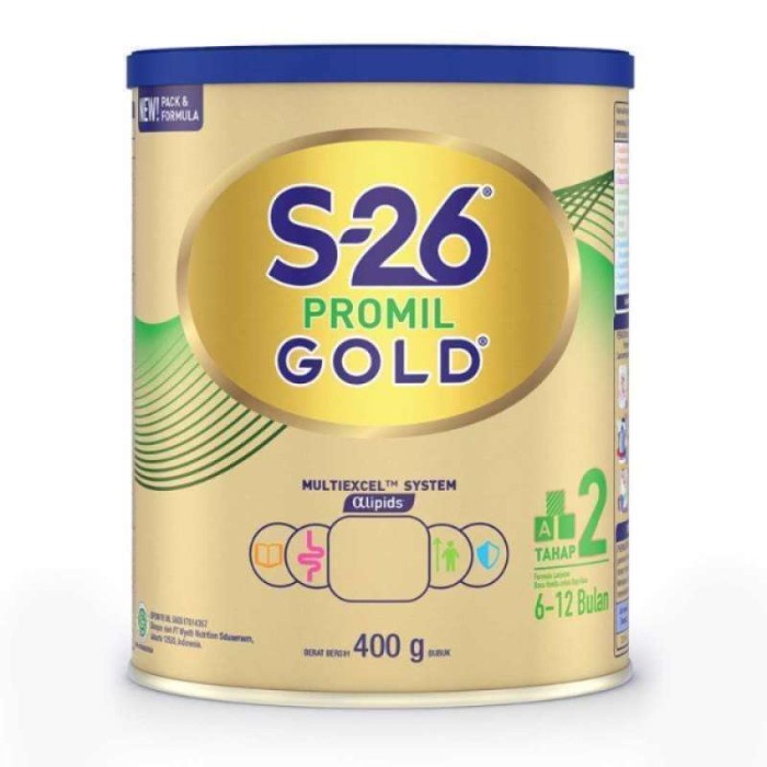 S-26 Promil Gold 2 Susu Formula Bayi 6-12 Bulan