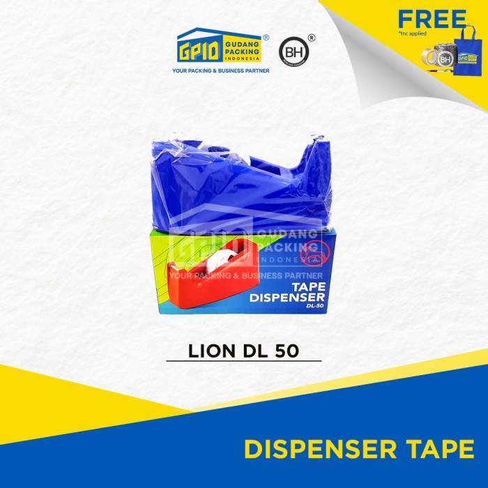 

LION - DL 50 Tape Dispenser / Tape Cutter 1" inch