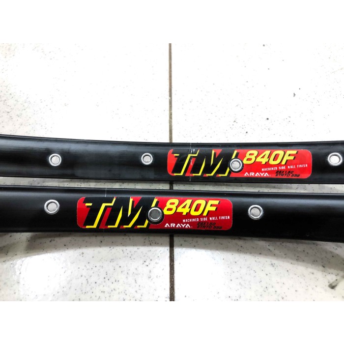 PROMO RIMS VELG 26 ARAYA 26 36 HOLE ARAYA TM 840 F V BRAKE RIM BRAKE NOS NEW