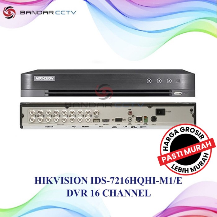 HIKVISION iDS 7216HQHI M1 E / iDS-7216HQHI-M1/E DVR 16 ANNEL