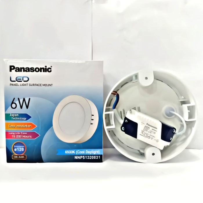 Panasonic Downlight Led Neo Slim Outbow / Tempel 6 Watt Bulat Original