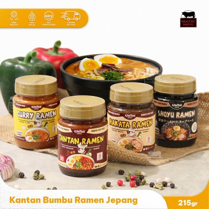 

BERMUTU Kantan Bumbu Instant Kuah Ramen Udon Jepang Halal