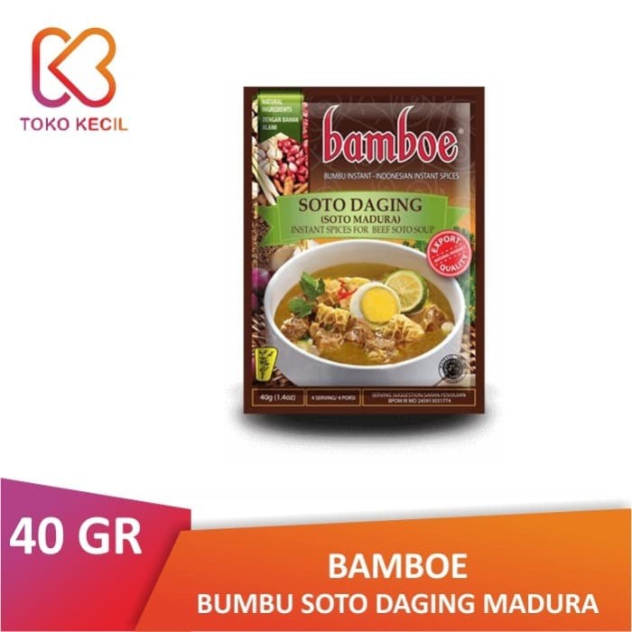 

TERMURAH Bamboe Bumbu Soto Daging (Soto Madura)