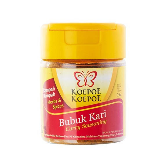 

EKSLUSIF BUMBU KARE BUBUK KOEPOE-KOEPOE 25GR CURRY SEASONING