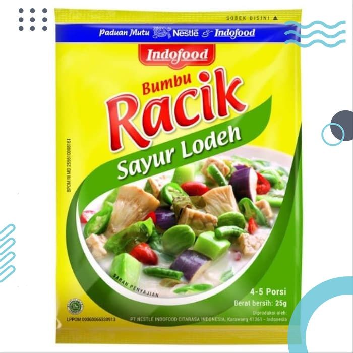 

PRODUK TERBATAS Bumbu Racik Sayur Lodeh 1 Renceng isi 10 Sachet