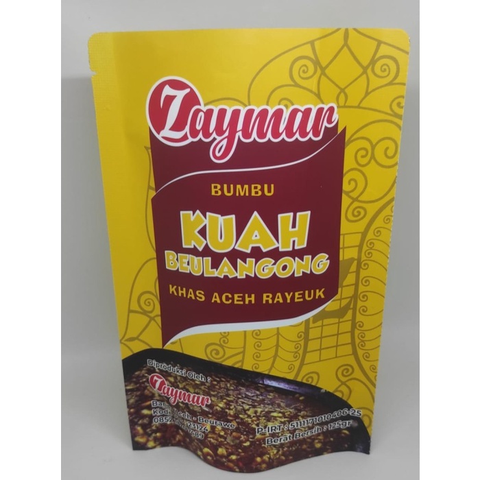 

LIMITED EDITION Zaymar Bumbu Kuah Beulangong