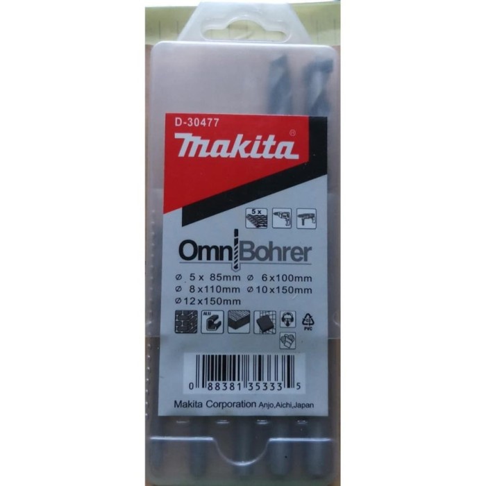 Paling Baik Mata Bor Besi Beton Omnibohrer Makita Set