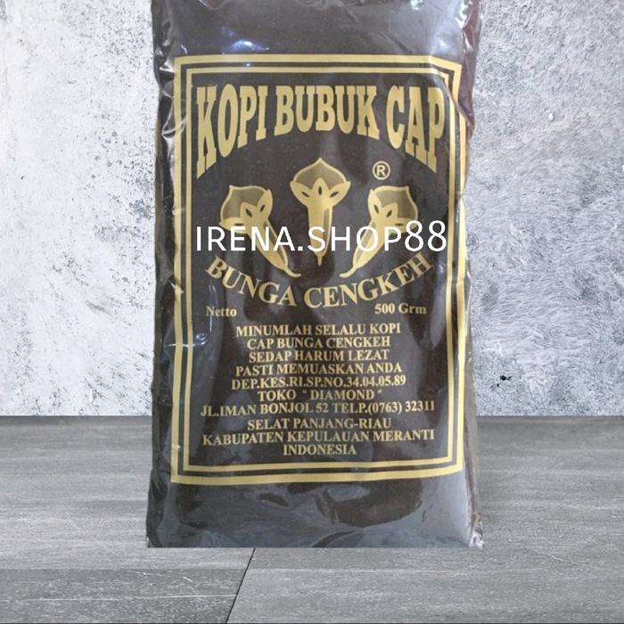 

KOPI BUBUK KHAS SELATPANJANG RIAU CAP BUNGA CENGKEH 500 GRAM TERMURAH
