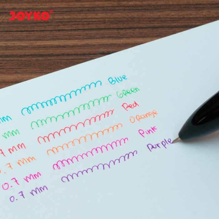 

JTTOP" BALL PEN / PULPEN / PENA JOYKO BP-236 / SITO/ 0.7 MM/ 6 WARNA [PCS]