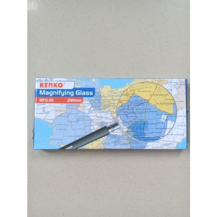 

JTTOP" KACA PEMBESAR LUP KACA MAGNIFIER GLASS 90MM KENKO MFG-90
