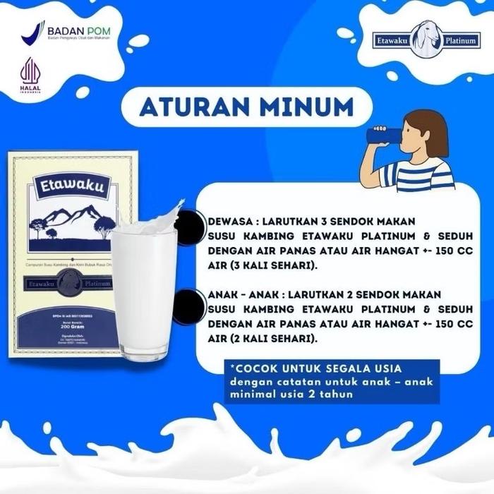 

terbaru !!! ready medan etawaku platinum paket isi 3 box susu kambing etawa segar provit krimer