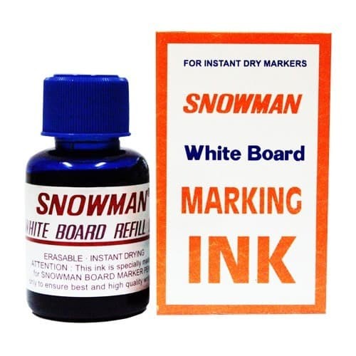 

JTTOP" TINTA SPIDOL WHITEBOARD SNOWMAN / SNOWMAN WHITE BOARD MARKING INK /ISI
